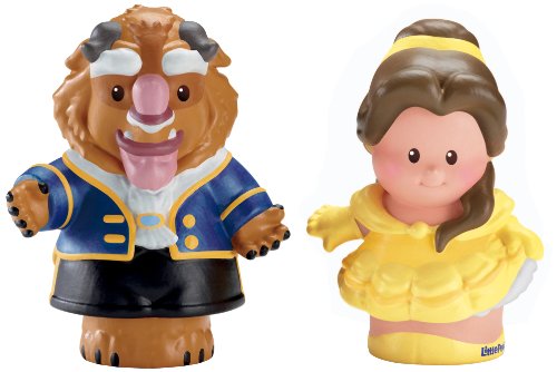 0885411619726 - FISHER-PRICE LITTLE PEOPLE DISNEY : BELLE AND BEAST (SET OF 2)