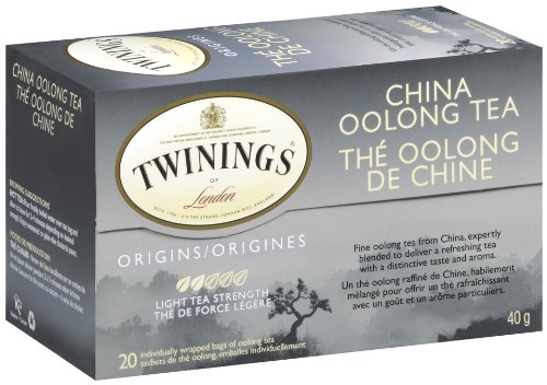 0885413278785 - TWININGS BLACK TEA, CHINA OOLONG, 20 COUNT BAGGED TEA (6 PACK)