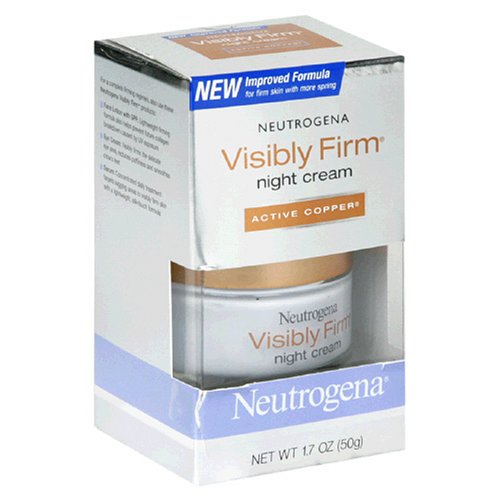 0885414489722 - NEUTROGENA VISIBLY FIRM NIGHT CREAM, ACTIVE COPPER, 1.7 OUNCE