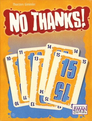 0885428322817 - Z-MAN GAMES NO THANKS! CARD GAME