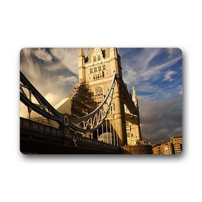 8854292627528 - GENERIC CUSTOM LONDON BRIDGE DOORMAT COVER 23.6X15.7 INDOOR/OUTDOOR RUG