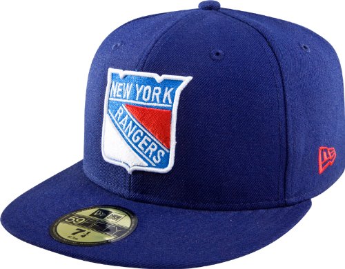 0885433511237 - NEW ERA MEN'S 59FIFTY® NEW YORK RANGERS BLUE HAT 7 1/2