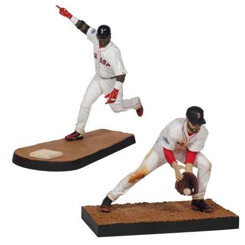 0885434795421 - MCFARLANE TOYS BOSTON RED SOX CHAMPIONSHIP ORTIZ AND PEDROIA FIGURE (2-PACK)
