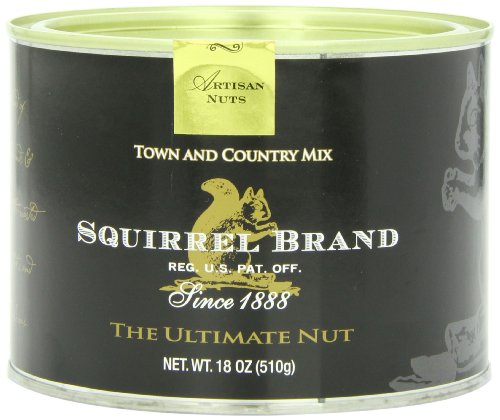 0885445733177 - SQUIRREL BRAND NUTS, TOWN AND COUNTRY MIX, 18 OUNCE CAN