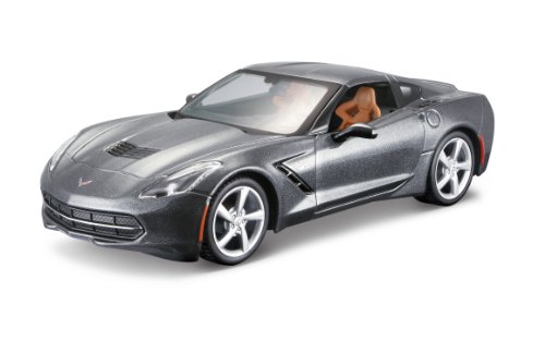 0885446797604 - MAISTO 1:24 SCALE ASSEMBLY LINE 2014 CORVETTE STINGRAY COUPE DIECAST MODEL KIT (COLORS MAY VARY)