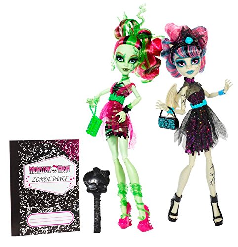 0885454601207 - MONSTER HIGH ZOMBIE SHAKE ROCHELLE GOYLE AND VENUS MCFLYTRAP DOLL (2-PACK)