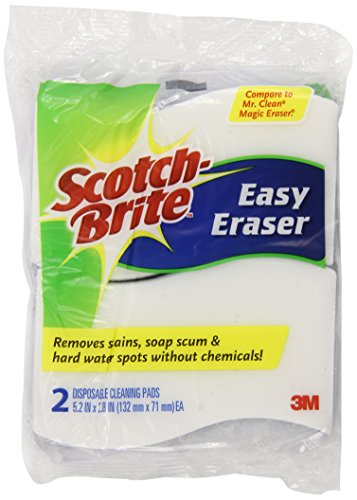 0885459684960 - SCOTCH-BRITE EASY ERASING PAD 832-S, 2-COUNT (PACK OF 8)