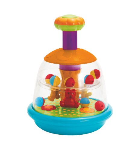 0885463672298 - MANHATTAN TOY PUSH AND SPIN CAROUSEL