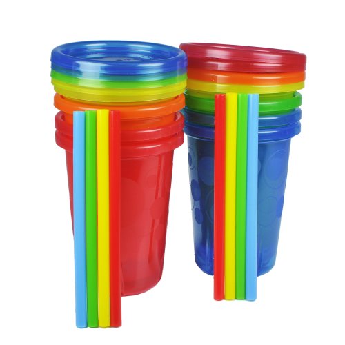 0885474374396 - THE FIRST YEARS STRAW CUP, TAKE AND TOSS, 10 OUNCE,, 8-COUNT
