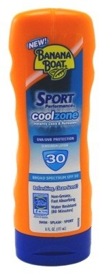 0885477975606 - BANANA BOAT SUNSCREEN LOTION, COOLZONE, SPF 30 6 FZ (PACK OF 3)