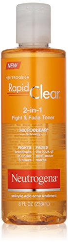 8854833316324 - NEUTROGENA RAPID CLEAR 2-IN-1 FIGHT AND FADE TONER, 8 FLUID OUNCE