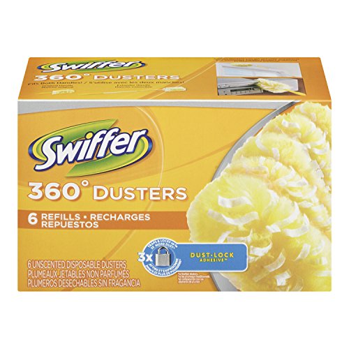 0885493580198 - SWIFFER 360 DISPOSABLE CLEANING DUSTERS REFILLS, UNSCENTED, 6-COUNT (PACK OF 2) (PACKAGING MAY VARY)
