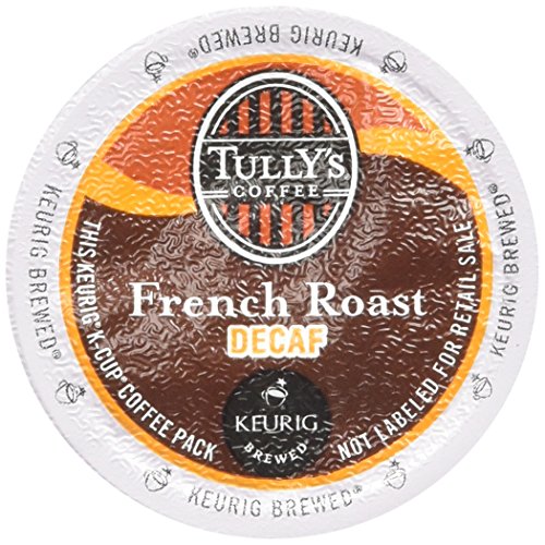 8854953317249 - TULLY'S COFFEE DECAFFEINATED FRENCH ROAST, EXTRA BOLD, 24-COUNT K-CUP FOR KEURIG BREWERS