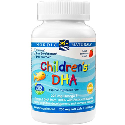 0885495455340 - NORDIC NATURALS - CHILDREN'S DHA, HEALTHY COGNITIVE DEVELOPMENT AND IMMUNE FUNCTION, 360 SOFT GELS