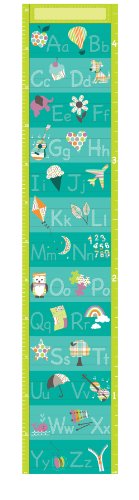 0885495937730 - WALL POPS WPG0621 ALPHABET GROWTH CHART WALL DECALS
