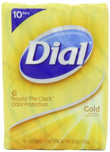 0885500672298 - DIAL ANTIBACTERIAL DEODORANT SOAP, GOLD, 10 COUNT (PACK OF 3)