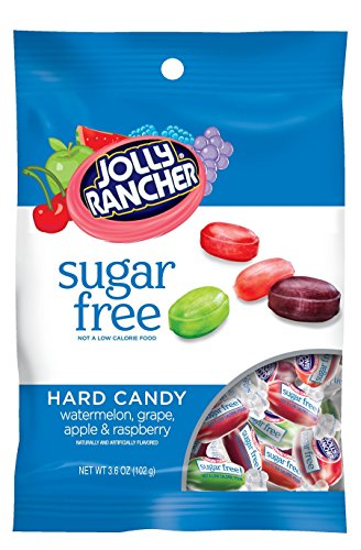 0885511090746 - JOLLY RANCHER SUGAR FREE HARD CANDY, ASSORTED FLAVORS, 3.6-OUNCE BAGS (PACK OF 12)