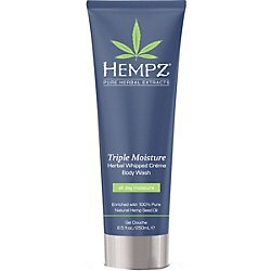 0885514831520 - HEMPZ TRIPLE MOISTURE HERBAL WHIPPED CREME BODY WASH, OFF YELLOW, ENCHANTED GRAPEFRUIT/SPARKLING PEACH, 8.5 FLUID OUNCE