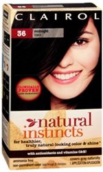 0885517986654 - CLAIROL NATURAL INSTINCTS HAIRCOLOR, MIDNIGHT BLACK 36
