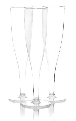 8855203672002 - PARTY ESSENTIALS CHAMPBOX-6 HARD PLASTIC 1-PIECE CHAMPAGNE FLUTE, 5-OUNCE CAPACITY, CLEAR (CASE OF 60)