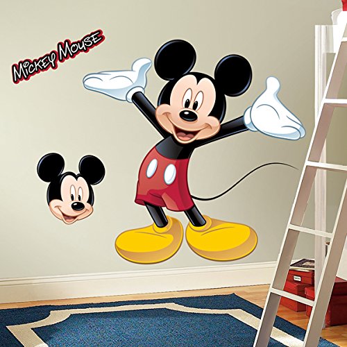 0885521779983 - ROOMMATES RMK1508GM MICKEY MOUSE PEEL AND STICK GIANT WALL DECAL