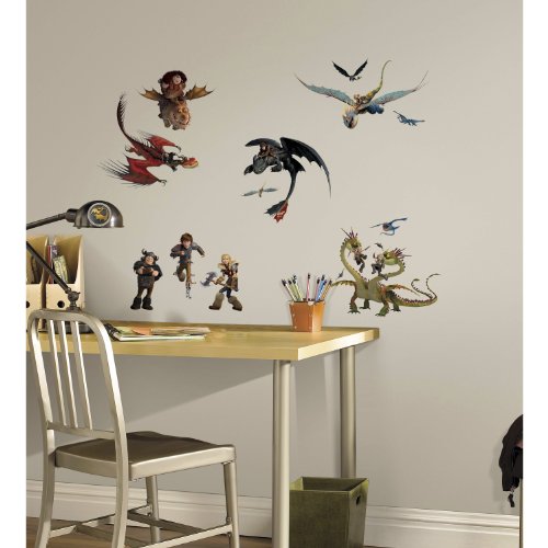 0885522141680 - ROOMMATES HOW TO TRAIN YOUR DRAGON 2 PEEL AND STICK WALL DECALS