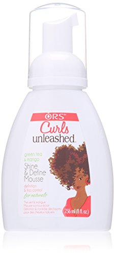 0885526076766 - ORGANIC ROOT STIMULATOR CURLS UNLEASHED LET IT FLOW SHINE AND DEFINE MOUSSE, GREEN TEA & MANGO, 8 OUNCE