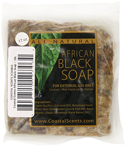 0885527698479 - COASTAL SCENTS AFRICAN BLACK SOAP, 16 OUNCE