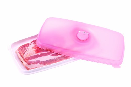 0885545395770 - JOIE OINK OINK PIGGY AIRTIGHT BACON KEEPER STORAGE CONTAINER POD, 1-POUND CAPACI