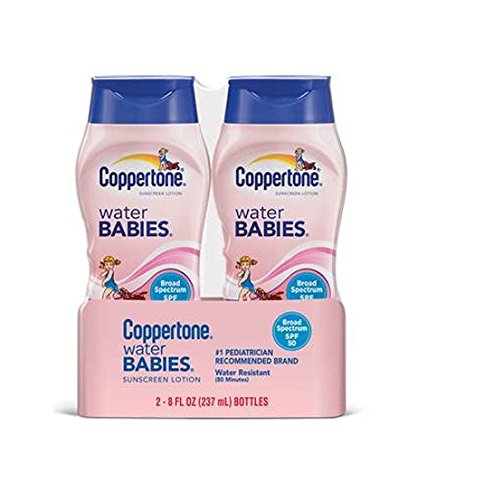8855551649633 - COPPERTONE WATER BABIES SUNSCREEN LOTION, SPF 50, 8 FL OZ, 2-PACK