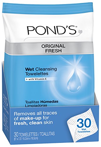 0885556121535 - POND'S ORIGINAL FRESH WET CLEANSING TOWELETTES, 30-COUNT (PACK OF 4)