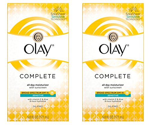 8855573720983 - OLAY COMPLETE LOTION ALL DAY MOISTURIZER WITH SPF 15 FOR SENSITIVE SKIN, 6.0 FL OZ (PACK OF 2)