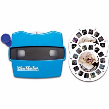 0885561020625 - BASIC FUN VIEW MASTER CLASSIC VIEWER WITH 2 REELS SPACE DISCOVERY TOY