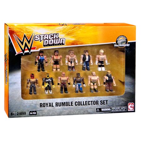 0885561210996 - WWE WRESTLING C3 CONSTRUCTION STACKDOWN ROYAL RUMBLE COLLECTOR SET #21099