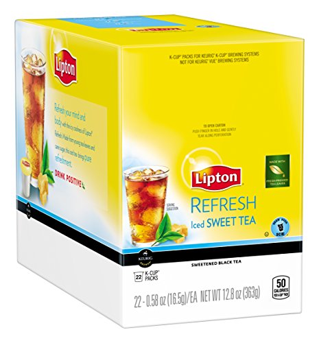 0885569635050 - LIPTON K-CUPS, REFRESH ICED SWEET TEA 22 CT