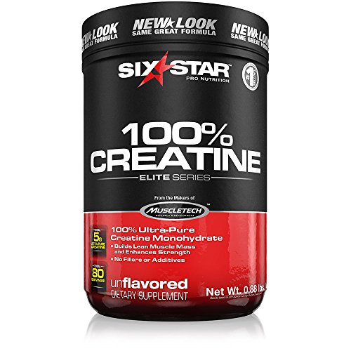 0885570182215 - SIX STAR PRO NUTRITION ELITE SERIES 100% CREATINE, 400 GRAM POWDER- UNFLAVOURED US (PACKAGING MAY VARY)