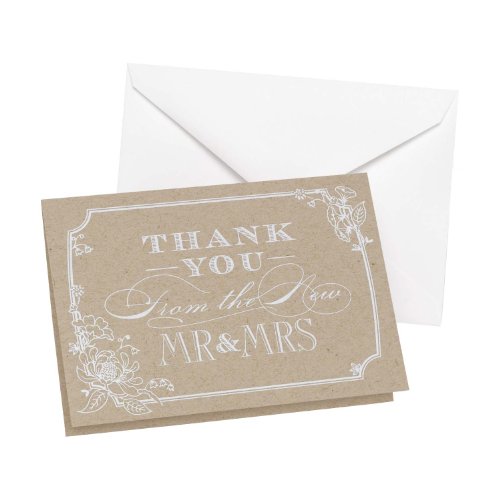0885576628755 - HORTENSE B HEWITT COUNTRY BLOSSOM THANK YOU CARDS, 50-PACK