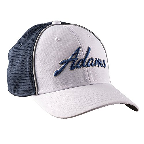 0885583778788 - ADAMS GOLF MEN'S CROSSTOWN IDEA CAP (WHITE/BLUE, L/XL)