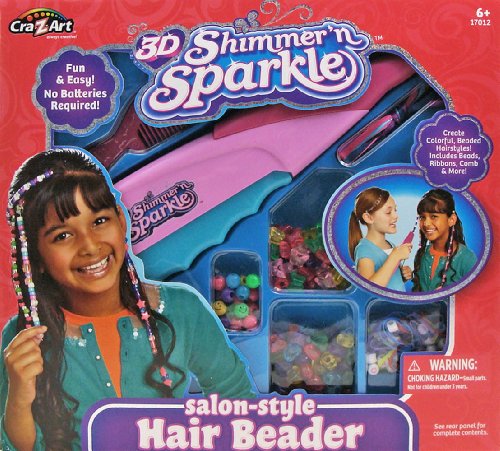 0885585487800 - CRA-Z-ART SHIMMER N SPARKLE SUPER HAIR BEADER