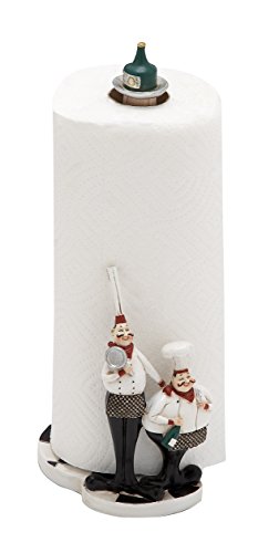 8855862501576 - DECO 79 POLY-STONE CHEF PAPER TOWEL HOLDER, 6 BY 13,