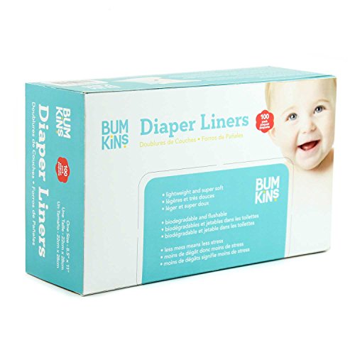 0885591646130 - BUMKINS FLUSHABLE DIAPER LINER, NEUTRAL, 100 COUNT, (PACK OF 1)