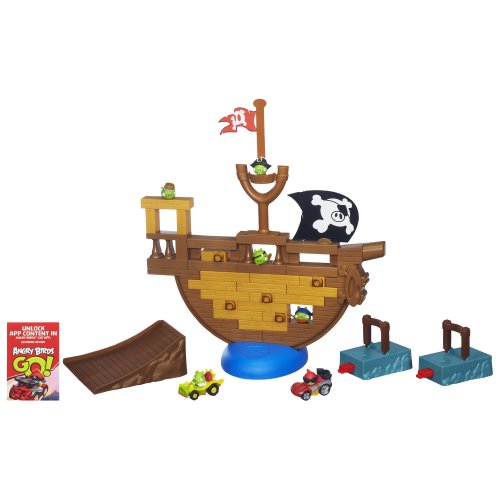 0885592604825 - ANGRY BIRDS GO! JENGA PIRATE PIG ATTACK GAME