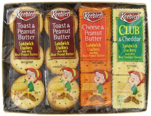 0885601290766 - KEEBLER SANDWICH CRACKERS VARIETY PACK, 8 - 1.38-OUNCE PACKAGES (PACK OF 6)