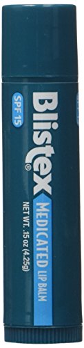 0885610498238 - BLISTEX MEDICATED LIP BALM WITH SPF 15 FOR DRYNESS, CHAPPING AND SOOTHES IRRITATED LIPS, 0.15OZ - PACK OF 6