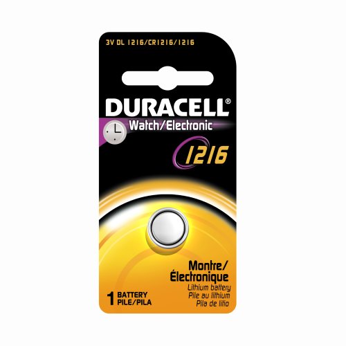 0885616695815 - DURACELL DL1216BPK04 WATCH/ELECTRONIC LITHIUM COIN BATTERY, 1216 SIZE, 3V, 25 MAH CAPACITY (CASE OF 6)