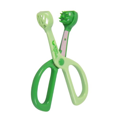 0885617423493 - GREEN SPROUTS FOOD SCISSORS, GREEN
