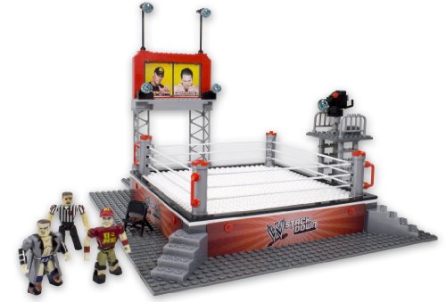 0885623818610 - THE BRIDGE DIRECT WWE STACKDOWN RING SET WITH FIGURES