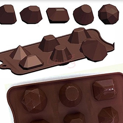 8856269755456 - 1 X CHOCOLATE CAKE COOKIE MUFFIN JELLY BAKING SILICONE BAKEWARE MOULD MOLD XMAS