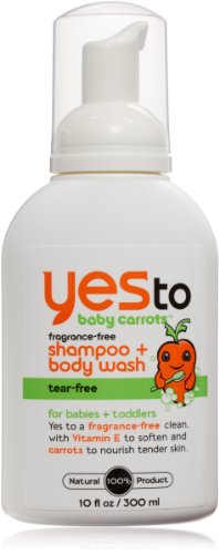 0885632793922 - YES TO BABY CARROTS FRAGRANCE FREE SHAMPOO AND BODY WASH, 10-FLUID OUNCE