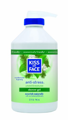 0885639693331 - KISS MY FACE NATURAL SHOWER GEL AND BODY WASH, ANTI-STRESS, 32 OUNCE